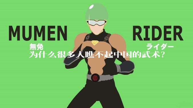 为什么很多人瞧不起中国的武术？