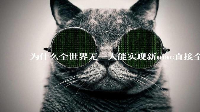 为什么全世界无一人能实现新mac直接全功能稳定装Win 11 arm，或PC直接装macOS arm？