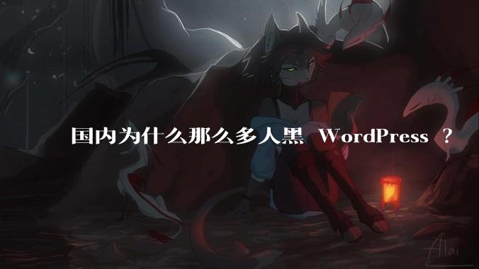 国内为什么那么多人黑 WordPress ？