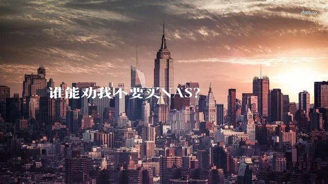谁能劝我不要买NAS？
