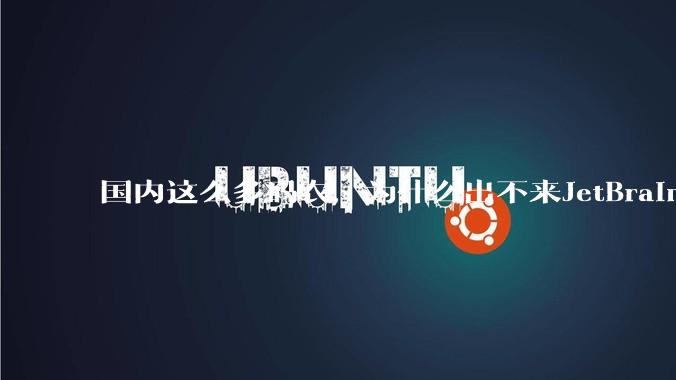 国内这么多码农，为什么出不来JetBrains, MathWorks这样的公司？
